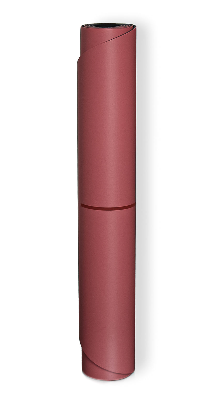 Aufgerollte Yogamatte mit glatter Oberfläche – edles Finish und hochwertige Verarbeitung.